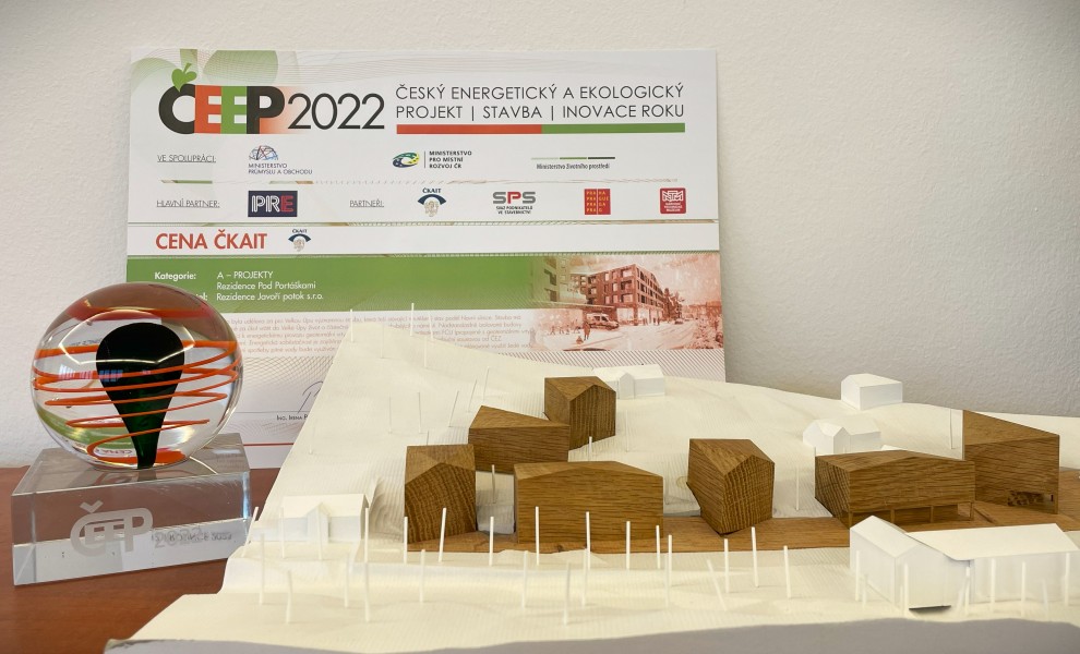 Projekt Rezidence Pod Portáškami získal cenu ČKAIT